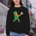 Leprechaun Playing Baseball St Patricks Day Men Boys Kids Youth Crewneck Sweatshirt Leprechaun Playing Baseball St Patricks Day Men Boys Kids Youth Crewneck Sweatshirt