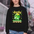 Lucky Dude Drip Baseball Shamrock St Patrick Men Boy Youth Youth Crewneck Sweatshirt Lucky Dude Drip Baseball Shamrock St Patrick Men Boy Youth Youth Crewneck Sweatshirt