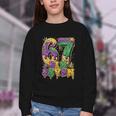 Mardi Gras Six Seven Baseball Drip Number 6 7 Meme Youth Crewneck Sweatshirt Mardi Gras Six Seven Baseball Drip Number 6 7 Meme Youth Crewneck Sweatshirt