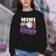 Mimi Rookie Of Year 1st Birthday Baseball Theme Matching Youth Crewneck Sweatshirt