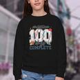 Mission 100 Days Complete Baseball 100th Day Of School Boys Youth Crewneck Sweatshirt Mission 100 Days Complete Baseball 100th Day Of School Boys Youth Crewneck Sweatshirt