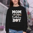 Mom Of The Birthday Boy Baseball Bday Family Youth Crewneck Sweatshirt Mom Of The Birthday Boy Baseball Bday Family Youth Crewneck Sweatshirt