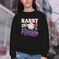 Nanny Rookie Of Year 1st Birthday Baseball Theme Matching Youth Crewneck Sweatshirt Nanny Rookie Of Year 1st Birthday Baseball Theme Matching Youth Crewneck Sweatshirt