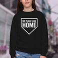 No Place Like Home Baseball Home Plate Youth Crewneck Sweatshirt No Place Like Home Baseball Home Plate Youth Crewneck Sweatshirt