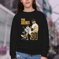 Paul Skenes Pittsburgh MLB Baseball Players MLBPSK304N Youth Crewneck Sweatshirt