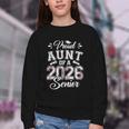 Proud Aunt Of A 2026 Senior Baseball Graduate Youth Crewneck Sweatshirt