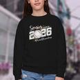 Proud Senior Grandma Class Of 2026 Baseball Graduate Leopard Youth Crewneck Sweatshirt Proud Senior Grandma Class Of 2026 Baseball Graduate Leopard Youth Crewneck Sweatshirt