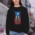 Puerto Rican Baseball Bats Puerto Rico Flag Pride BéIsbol Youth Crewneck Sweatshirt Puerto Rican Baseball Bats Puerto Rico Flag Pride BéIsbol Youth Crewneck Sweatshirt