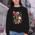 Santa Baseball Football Soccer Pajamas Ho Ho Christmas Xmas Youth Crewneck Sweatshirt Santa Baseball Football Soccer Pajamas Ho Ho Christmas Xmas Youth Crewneck Sweatshirt
