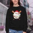 Santa Sports For Men Boys Christmas Baseball Player Youth Crewneck Sweatshirt Santa Sports For Men Boys Christmas Baseball Player Youth Crewneck Sweatshirt