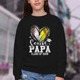 Senior Papa Class Of 2026 Baseball Softball Graduation Heart Youth Crewneck Sweatshirt Senior Papa Class Of 2026 Baseball Softball Graduation Heart Youth Crewneck Sweatshirt