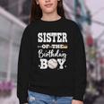 Sister Of The Birthday Boy Baseball Bday Family Youth Crewneck Sweatshirt Sister Of The Birthday Boy Baseball Bday Family Youth Crewneck Sweatshirt