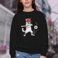 Six Seven 67 Baseball Cat Birthday Men Kids Boys Youth Crewneck Sweatshirt Six Seven 67 Baseball Cat Birthday Men Kids Boys Youth Crewneck Sweatshirt