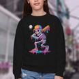 Skelton Playing Baseball Halloween Baseball Drip Boys Kids Youth Crewneck Sweatshirt Skelton Playing Baseball Halloween Baseball Drip Boys Kids Youth Crewneck Sweatshirt