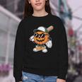 Spooky Jack O Lantern Baseball Halloween Costumes Boys Youth Crewneck Sweatshirt Spooky Jack O Lantern Baseball Halloween Costumes Boys Youth Crewneck Sweatshirt