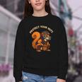 Squirell Baseball Catcher Player Joke Tee Protect Your Nuts Youth Crewneck Sweatshirt Squirell Baseball Catcher Player Joke Tee Protect Your Nuts Youth Crewneck Sweatshirt