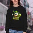 St Patrick’s Day Baseball Shamrock Player Youth Crewneck Sweatshirt St Patrick’s Day Baseball Shamrock Player Youth Crewneck Sweatshirt