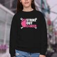 Strike Out Cancer Breast Cancer Awareness Baseball Warrior Youth Crewneck Sweatshirt Strike Out Cancer Breast Cancer Awareness Baseball Warrior Youth Crewneck Sweatshirt