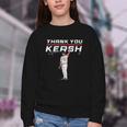 Thank You Kersh Clayton Kershaw Los Angeles Baseball MLBPA Youth Crewneck Sweatshirt