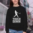 Touchdown Baseball Football Sports Youth Crewneck Sweatshirt Touchdown Baseball Football Sports Youth Crewneck Sweatshirt