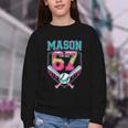 Trendy Mason 67 Mem Ice Cream Drip Baseball Birthday Costume Youth Crewneck Sweatshirt Trendy Mason 67 Mem Ice Cream Drip Baseball Birthday Costume Youth Crewneck Sweatshirt
