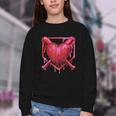 Valentines Day Baseball Red Heart Dab Boys Girls Kids Youth Crewneck Sweatshirt Valentines Day Baseball Red Heart Dab Boys Girls Kids Youth Crewneck Sweatshirt
