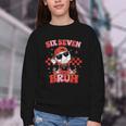 Valentines Day Baseball Six Seven 67 Meme Heart Baseball Dab Youth Crewneck Sweatshirt