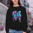 Vintage Baseball 14 Number Youth Crewneck Sweatshirt Vintage Baseball 14 Number Youth Crewneck Sweatshirt