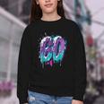 Vintage Baseball 60 Number Youth Crewneck Sweatshirt Vintage Baseball 60 Number Youth Crewneck Sweatshirt