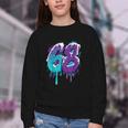 Vintage Baseball 68 Number Youth Crewneck Sweatshirt Vintage Baseball 68 Number Youth Crewneck Sweatshirt