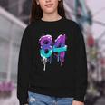 Vintage Baseball 84 Number Youth Crewneck Sweatshirt Vintage Baseball 84 Number Youth Crewneck Sweatshirt