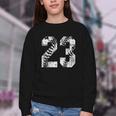 Vintage Baseball Number 23 Jersey Player Uniform Youth Crewneck Sweatshirt
