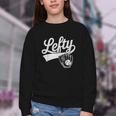 Vintage Baseball Tee Lefty Left Handed Baseball Player Youth Crewneck Sweatshirt Vintage Baseball Tee Lefty Left Handed Baseball Player Youth Crewneck Sweatshirt