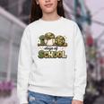 100 Days Of School Baseball Camo School Teacher Boy Youth Crewneck Sweatshirt 100 Days Of School Baseball Camo School Teacher Boy Youth Crewneck Sweatshirt