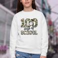 100 Days Of School Camo Baseball Camouflage For Kids Youth Crewneck Sweatshirt 100 Days Of School Camo Baseball Camouflage For Kids Youth Crewneck Sweatshirt