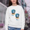 6-7 Meme Baseball Drip Team Glove Catcher Ice Cream Youth Crewneck Sweatshirt