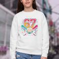 Baseball Drip 6 7 Number 67 Six Seven Meme Boys Kids Youth Crewneck Sweatshirt Baseball Drip 6 7 Number 67 Six Seven Meme Boys Kids Youth Crewneck Sweatshirt