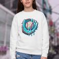 Baseball Drip Ice Cream Sprinkles Baseball Player Premium Tri-Blend Youth Crewneck Sweatshirt Baseball Drip Ice Cream Sprinkles Baseball Player Premium Tri-Blend Youth Crewneck Sweatshirt