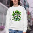 Baseball Drip Icecream Apparel Youth Boy St Patrick Day Youth Crewneck Sweatshirt