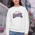 Dad Daddy Of The Rookie Baseball Youth Crewneck Sweatshirt Dad Daddy Of The Rookie Baseball Youth Crewneck Sweatshirt