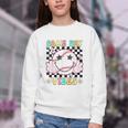 Game Day Vibes Softball Baseball Groovy Game Day Girls Women Youth Crewneck Sweatshirt Game Day Vibes Softball Baseball Groovy Game Day Girls Women Youth Crewneck Sweatshirt