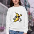 Lets Go Bananas Baseball Retro Sports Boys Kids Men Youth Premium Tri-Blend Youth Crewneck Sweatshirt