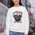 I'm Head Heffa Just Ask Me Bossy Highland Cow Baseball Cap Youth Crewneck Sweatshirt I'm Head Heffa Just Ask Me Bossy Highland Cow Baseball Cap Youth Crewneck Sweatshirt