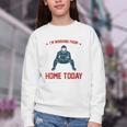 I'm Working From Home Today Baseball Lover Men Women Youth Crewneck Sweatshirt