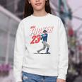 Kyle Tucker Los Angeles D Baseball Players MLBKYT204M Youth Crewneck Sweatshirt Kyle Tucker Los Angeles D Baseball Players MLBKYT204M Youth Crewneck Sweatshirt