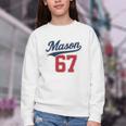 Mason 67 Jersey Baseball Men Women Boys Girls Number 6 7 Youth Crewneck Sweatshirt Mason 67 Jersey Baseball Men Women Boys Girls Number 6 7 Youth Crewneck Sweatshirt