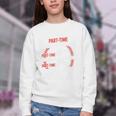 Part Time Warm Up Partner Pitching Baseball Full Time Dad Youth Crewneck Sweatshirt Part Time Warm Up Partner Pitching Baseball Full Time Dad Youth Crewneck Sweatshirt