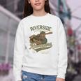 Riverside Ravagers Retro Minor League Baseball Youth Crewneck Sweatshirt