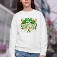 Six Seven 67 Meme Baseball Coquette Bow St Patrick's Day Youth Crewneck Sweatshirt Six Seven 67 Meme Baseball Coquette Bow St Patrick's Day Youth Crewneck Sweatshirt