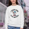 I Teach Kids To Hit And Steal Baseball Softball Coach Youth Crewneck Sweatshirt I Teach Kids To Hit And Steal Baseball Softball Coach Youth Crewneck Sweatshirt
